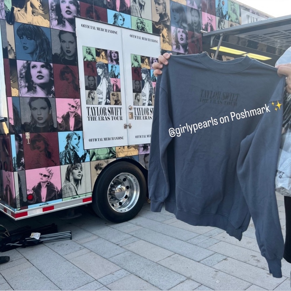 Taylor Swift Exclusive Eras Tour Crewneck Sweater Official Merch NEW - Picture 9 of 16